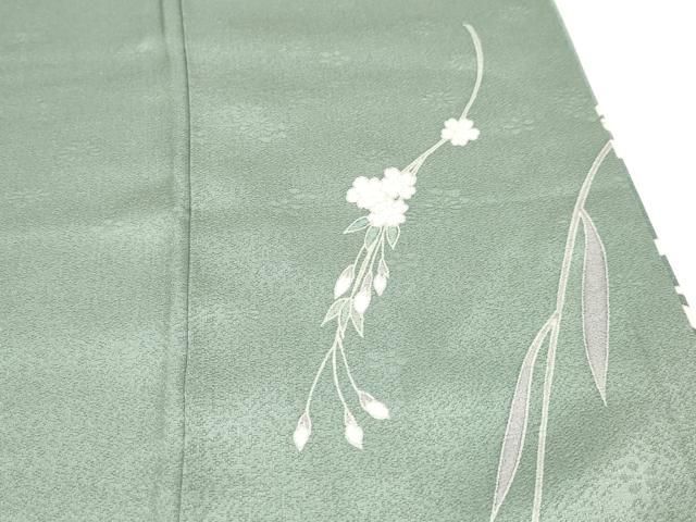 平和屋着物□訪問着 菊椿文 暈し染め 金彩 正絹 逸品 DAAS9447ma