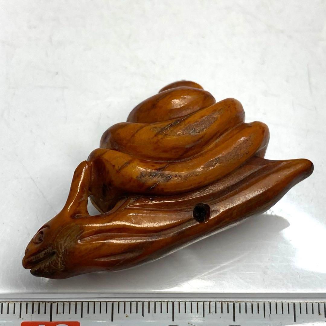 時代 極上 カタツムリ 根付 タトチ 16g 東な6-0514① - メルカリ