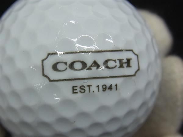 COACH - ■新品同様■ COACH コーチ ゴルフボール ポーチ付き ホワイト系 FH5223 COACH □新品同様□ コーチ ゴルフボール ポーチ付き ホワイト系