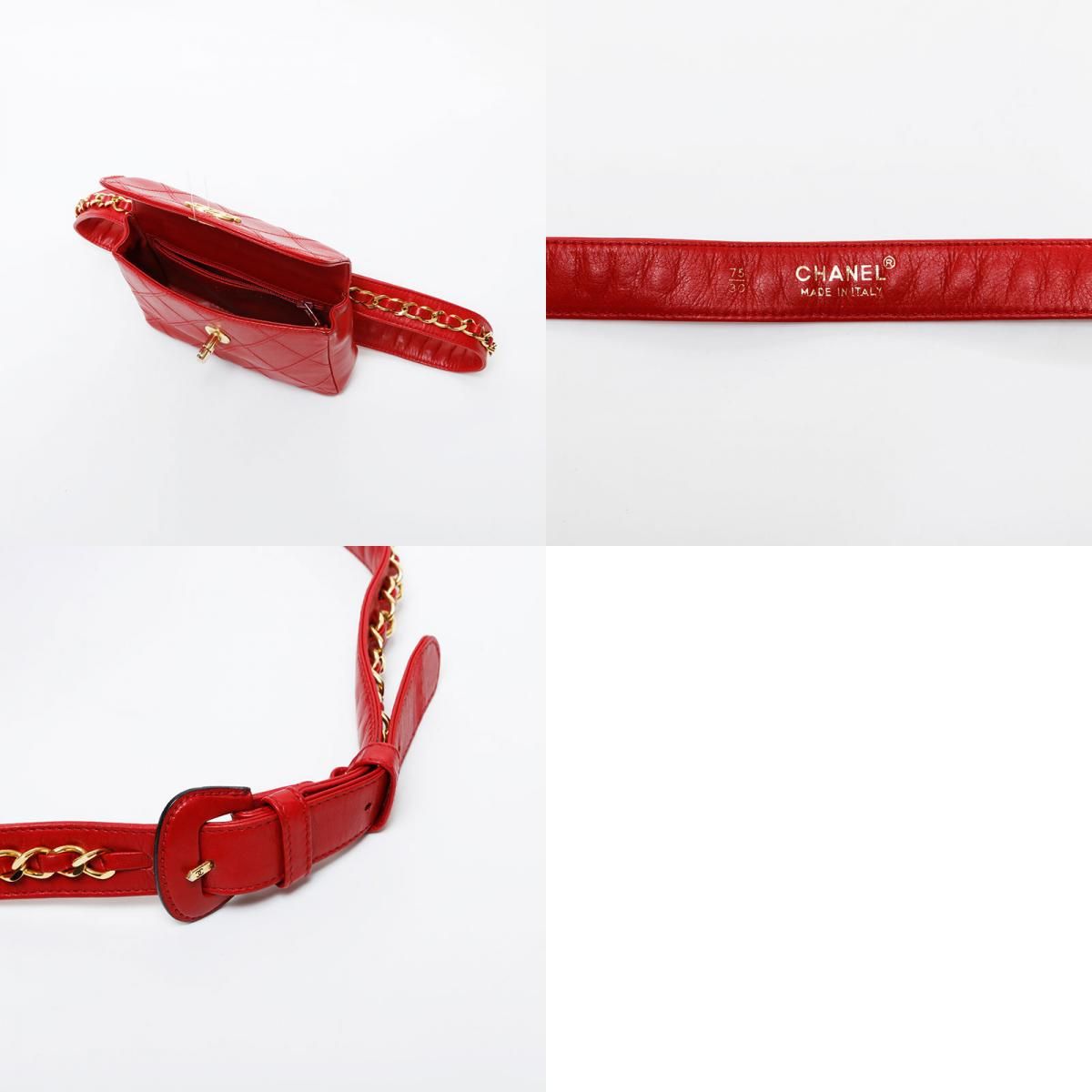 【超極美品】シャネル マトラッセ ビコローレ ラムスキン ウエストバッグ CHANEL - あつ様専用シャネル マトラッセ ビコローレ ラムスキン