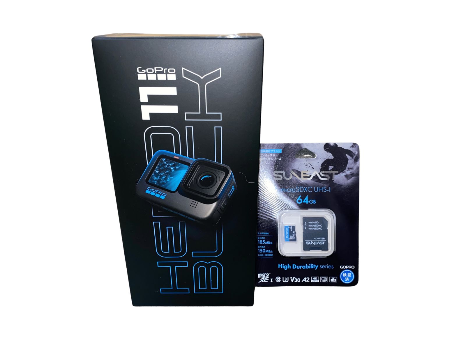 新品未使用未開封】GoPro HERO11 Black ＋ 64GB microSD セット 