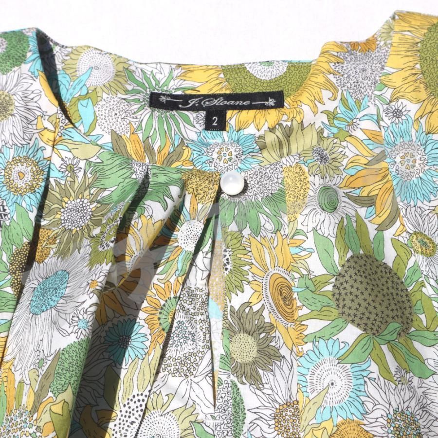 リバティ LIBERTY. 定価16,500円 リバティプリント ブラウス 半袖 日本 