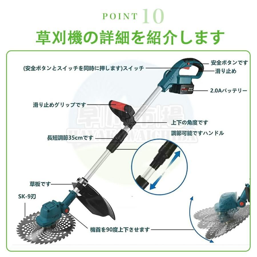 園芸機械替刃付き