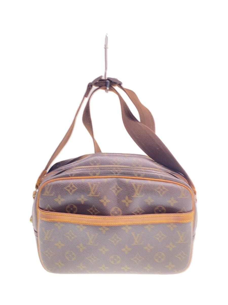 LOUIS VUITTON リポーターPM_モノグラム・キャンバス_BRW PVC ブラウン 総柄 - メルカリ