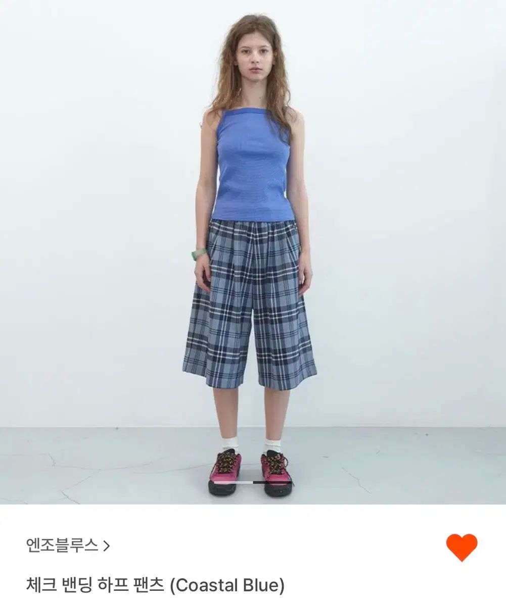 [ENZO BLUES]チェックバンディングハーフ・パンツ ENZO BLUES(エンゾーブルース) チェック バンディング ハーフ
