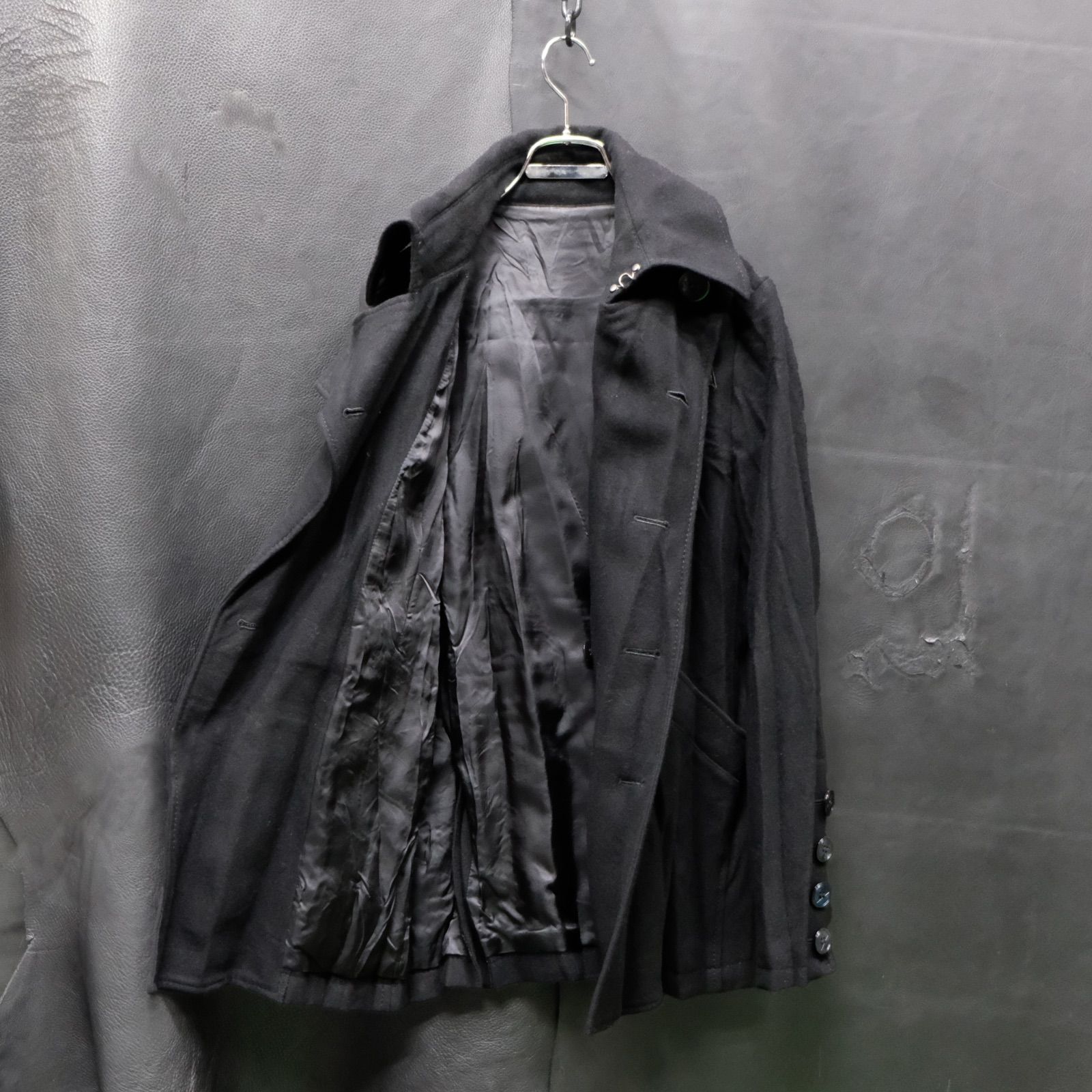 THEE HYSTERIC XXX モーターサイクルコート ジャケット シワ加工