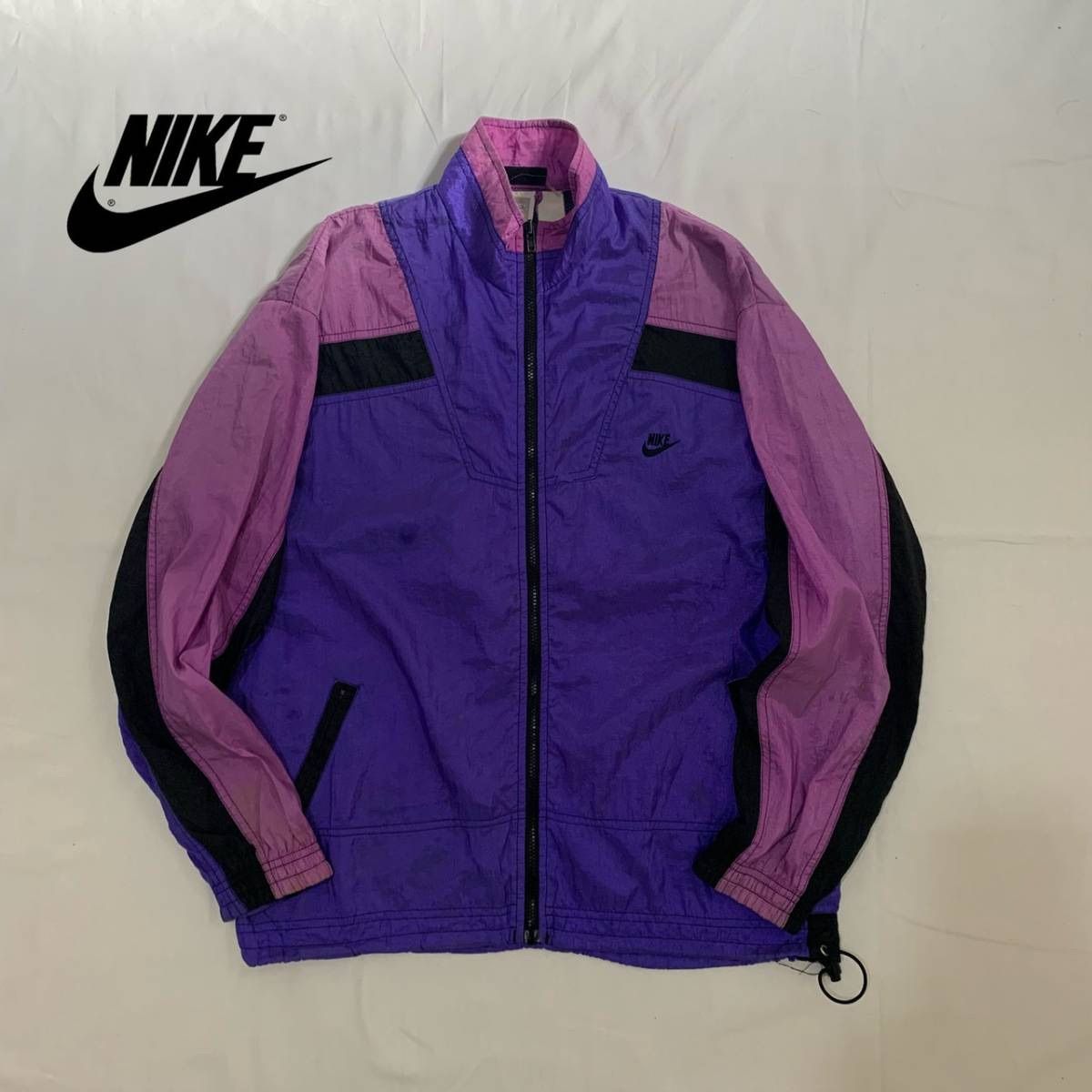 90s NIKE ナイキ ナイロンジャケット ナイロン ジャケット 紫