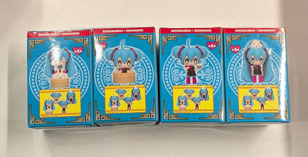 タイトー チャイナフィギュア/初音ミク×シュウマイ君 全4種セット