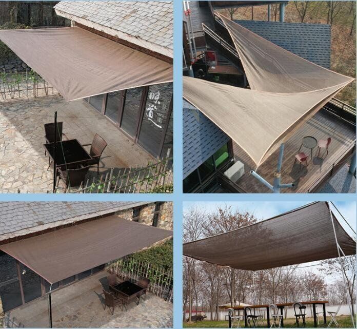 高品質実用ポリエチレン 遮光ネット 遮熱ネット 日除けネット オーニング シェード 日焼け止め UVプロテクション 3m×6m 遮光率95 園