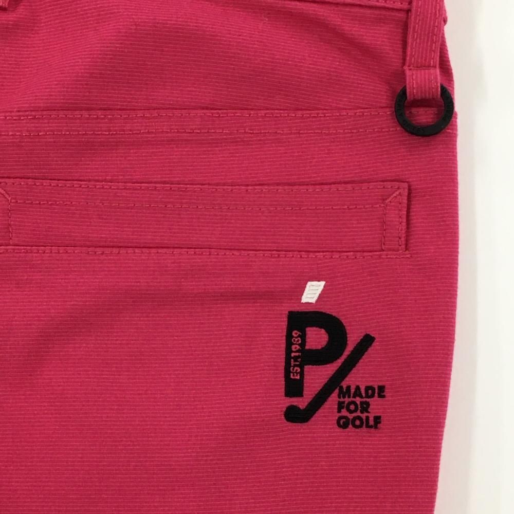超美品】パーリーゲイツ パンツ ピンク ストレッチ 内側ニコ