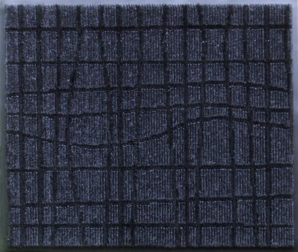 3営業日で発送 クリーンテックス ジャパン スタイルマットU スタイルマットU シルバー ブラック 60 x 90 cm AS00002