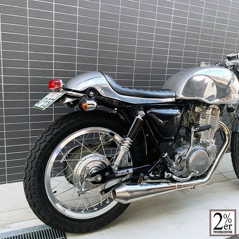 SR400/500 ハーフカバー クラシカルリアショック Amazon | 2%er(ツー