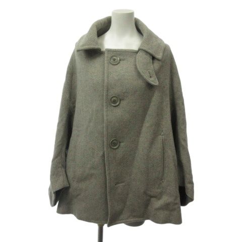 ワイズ Y s ウールコート ジャケット ワイドシルエット YF-C22-125 グレー 2