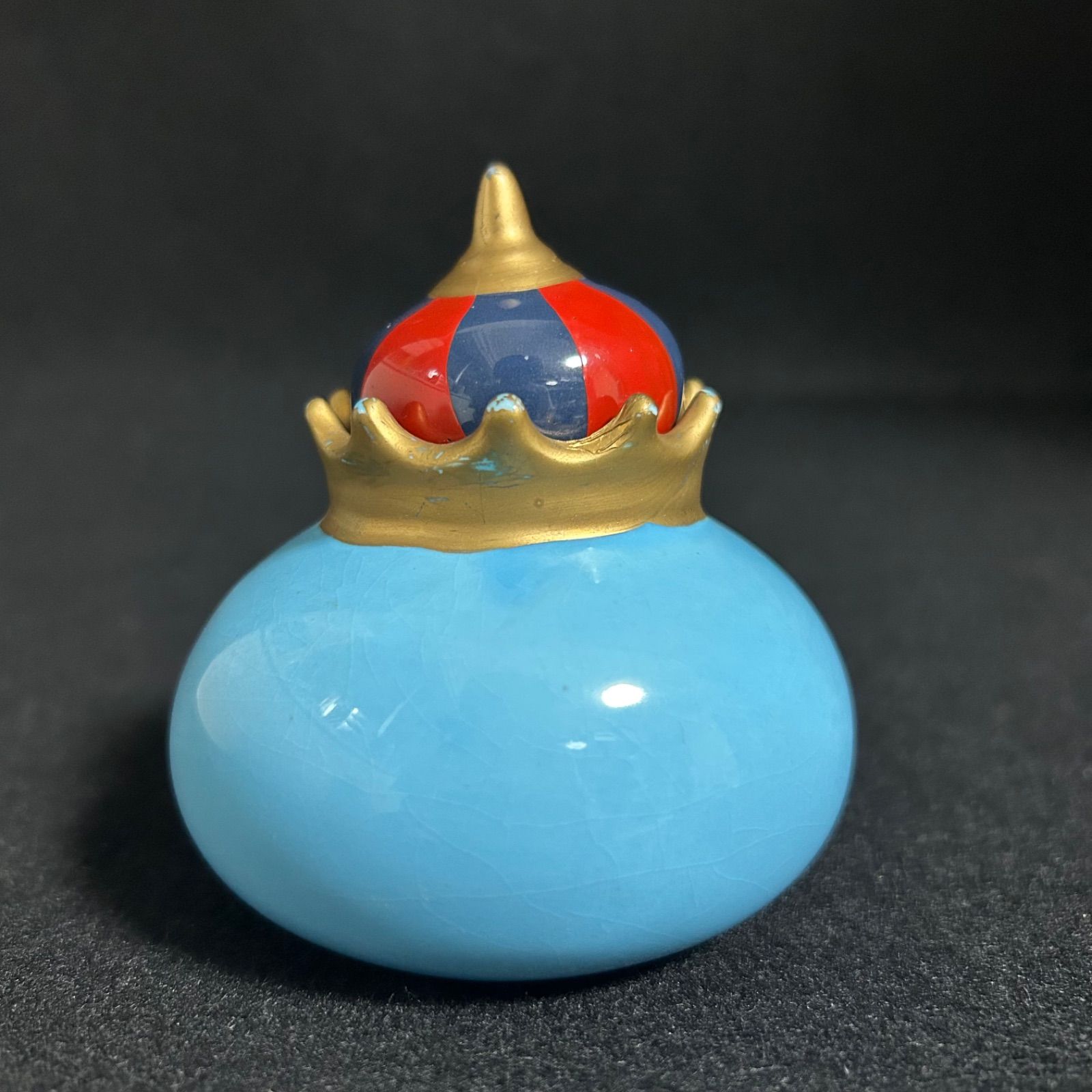 ドラゴンクエスト　陶器　人形　フィギュア　キングスライム ドラゴンクエスト 陶器 人形 フィギュア キングスライム