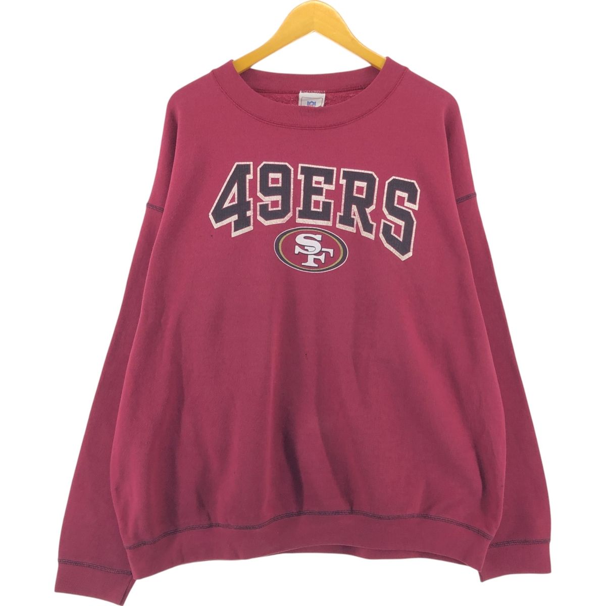 古着 90年代 NFL SAN FRANCISCO 49ERS サンフランシスコ フォーティーナイナーズ プリントスウェットシャツ トレーナー USA製/eaa505511