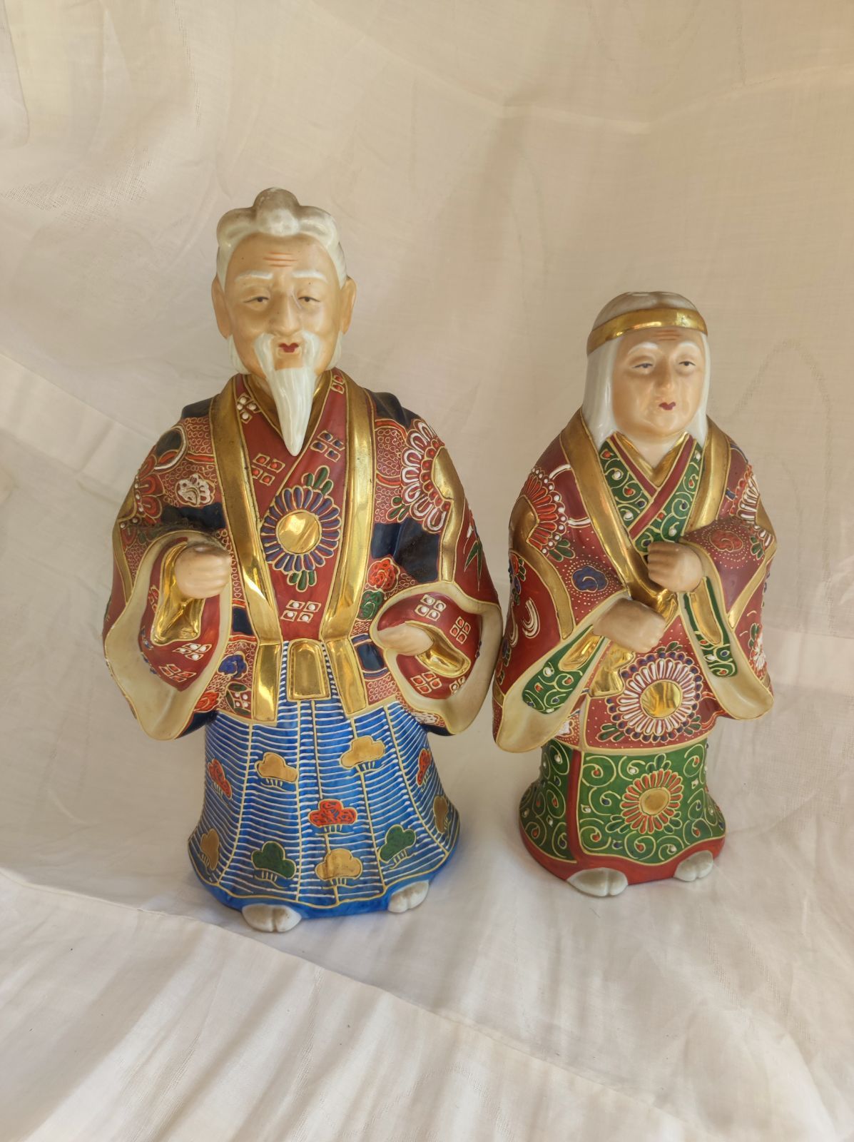 時代提げ物 彩色人物根付 天然素材 在銘【三番叟】高さ約3.9cm 重さ約20ｇ 時代提げ物 彩色人物根付 天然素材 在銘【三番叟】高さ約3.9cm