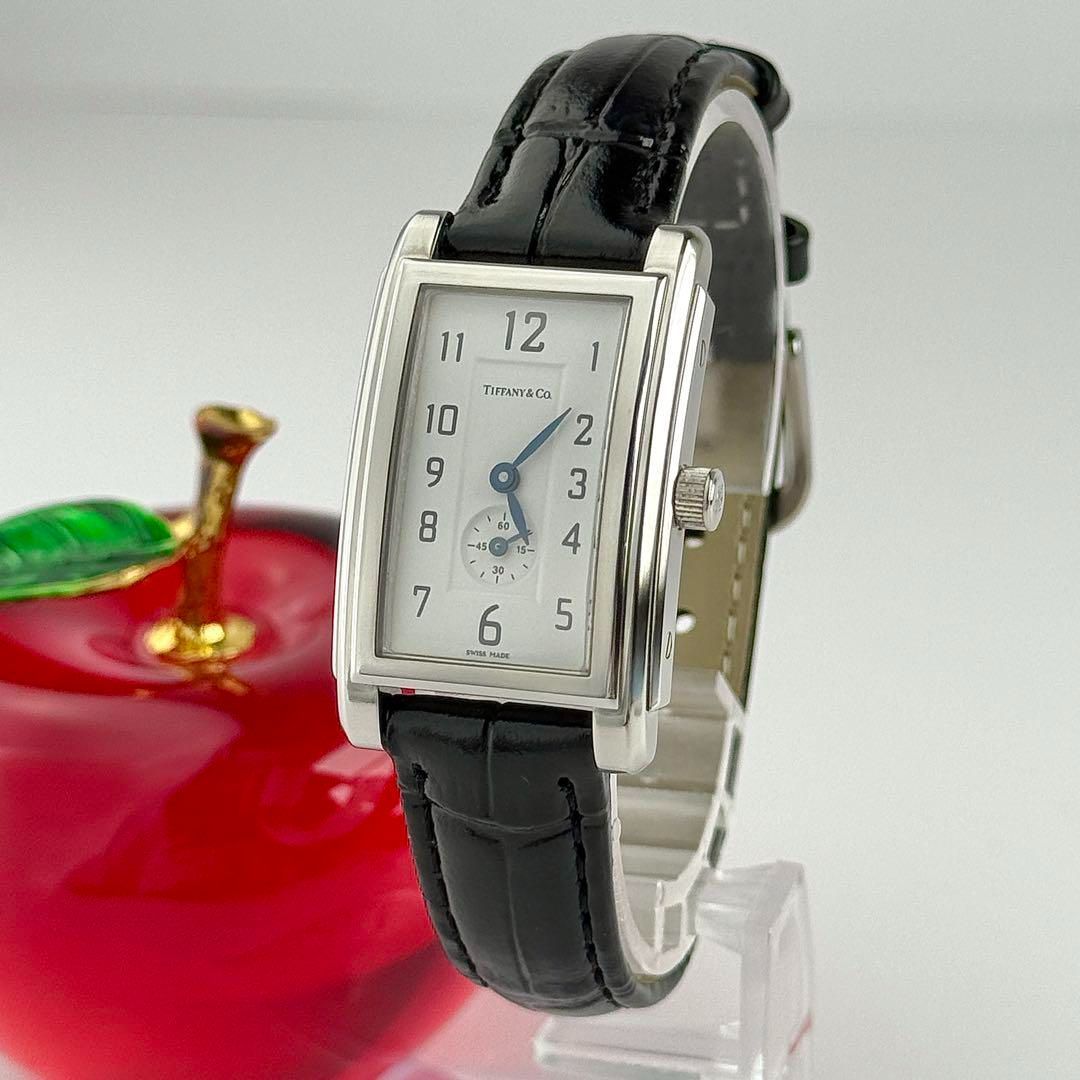 ティファニー グランド スモールセコンド 新品ベルト 新品電池