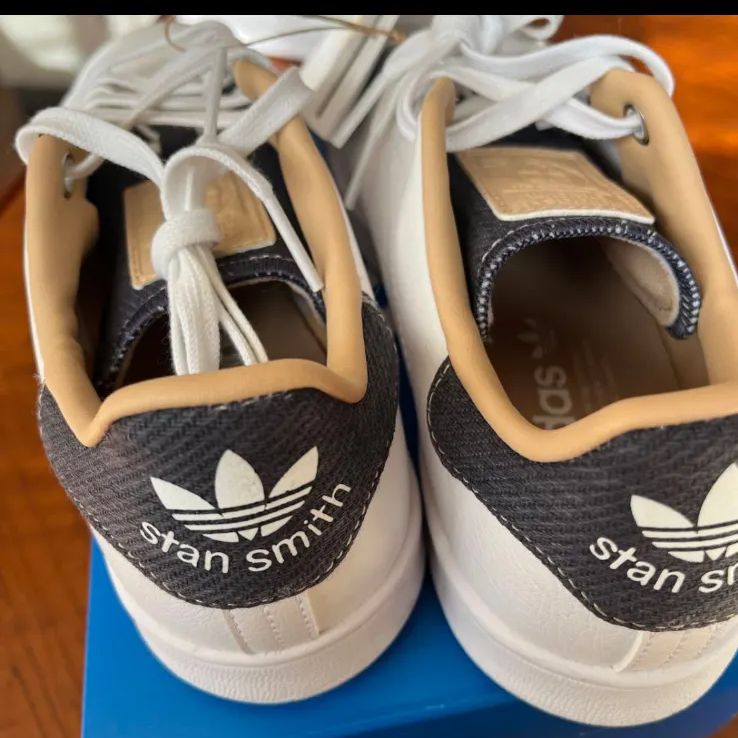 新品 レディース ADIDAS アディダス STAN SMITH J スタンスミス J ID7195 デニム - メルカリ