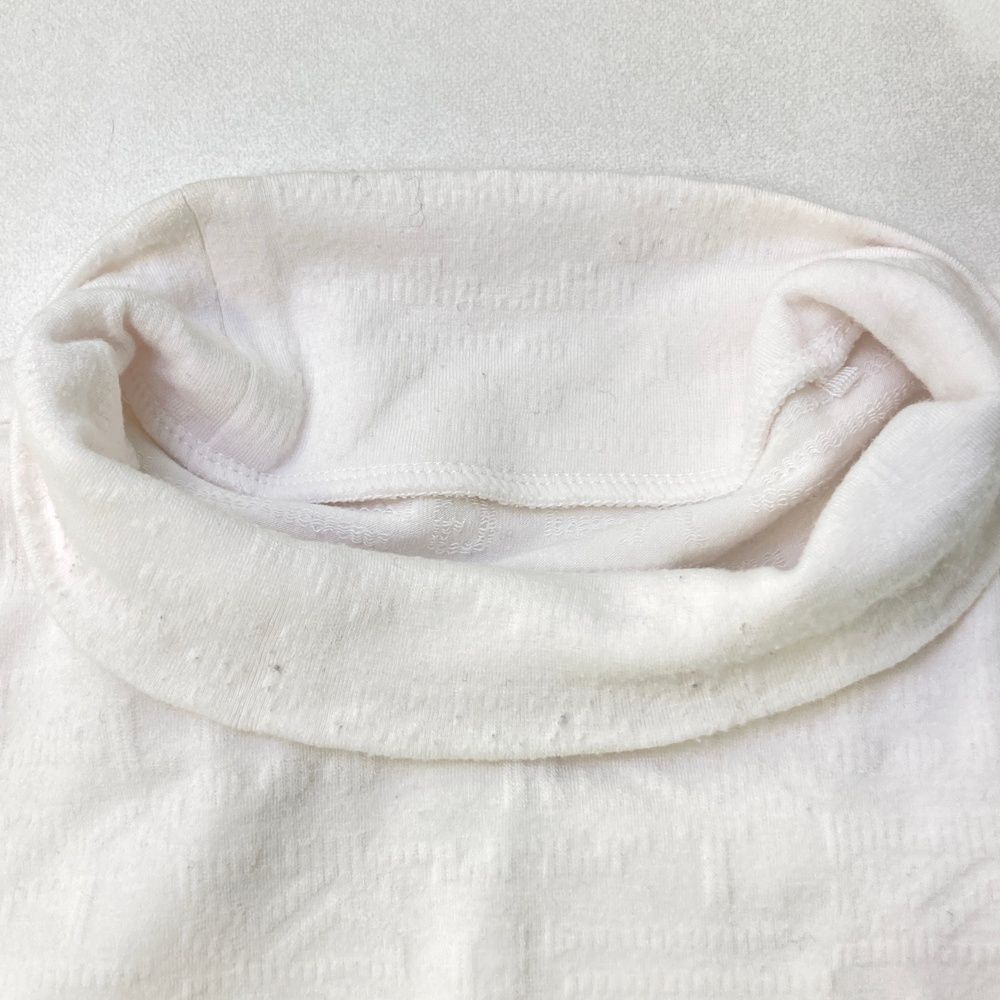 サイズ：4 PEARLY GATES パーリーゲイツ モックネック長袖Tシャツ 総柄