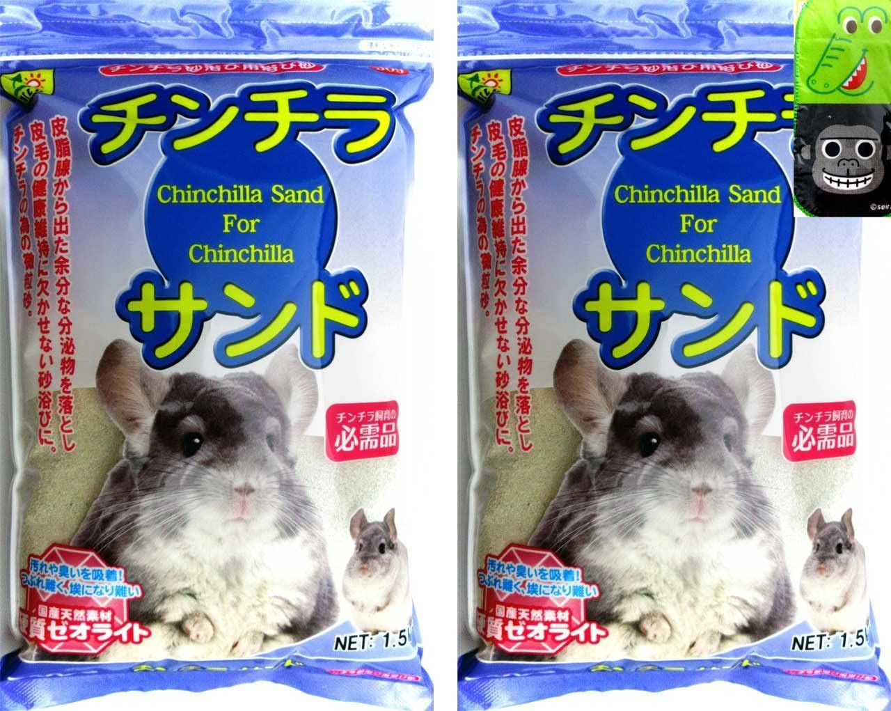 チンチラの清潔サンド2kg×2袋 - 小動物用品