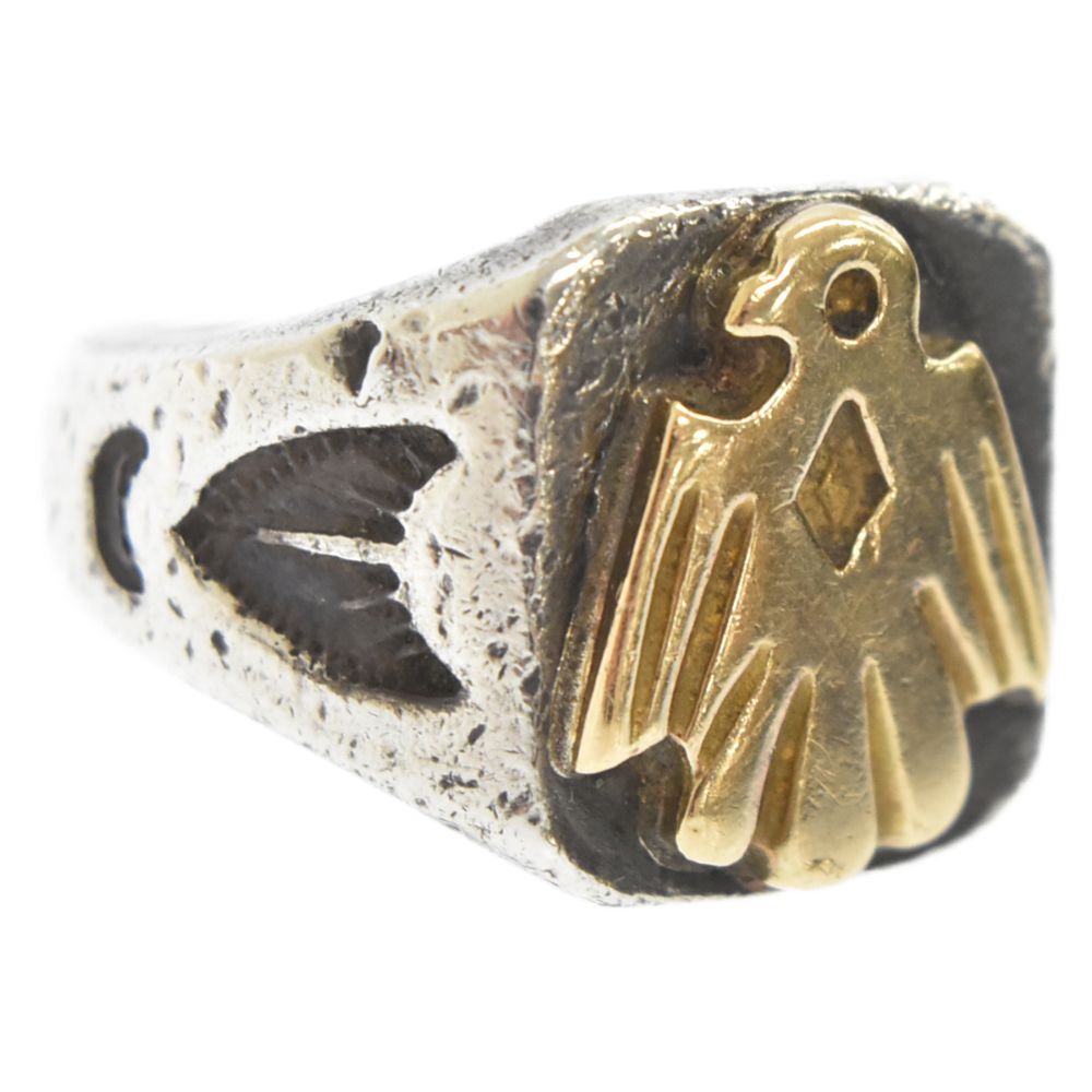 goro's (ゴローズ) イーグル付きリング 角型印台 ヒヨコリング