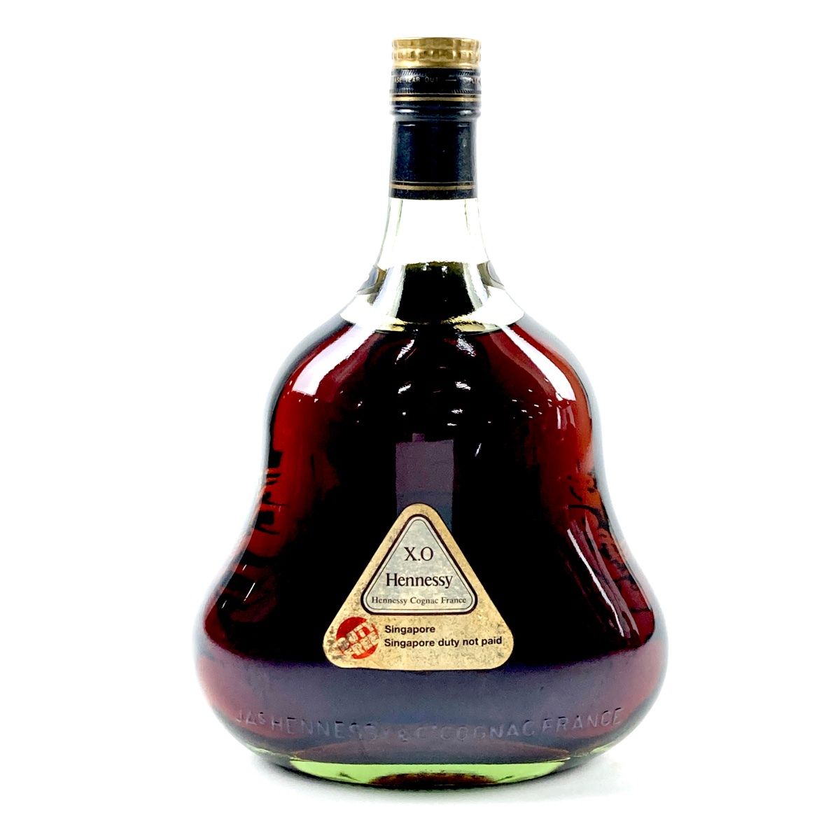 ヘネシー Hennessy XO 金キャップ グリーンボトル 1000ml ブランデー コニャック 【古酒】 - メルカリ