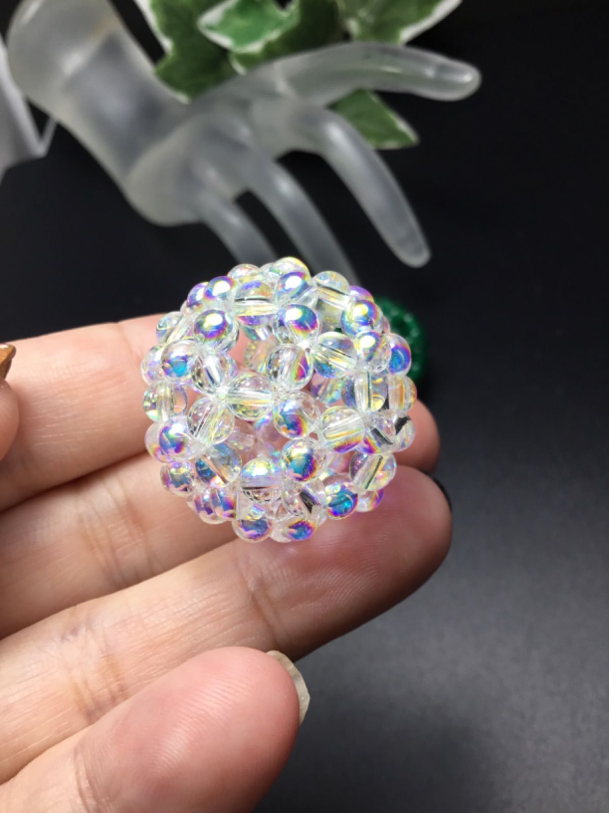 神聖幾何学フラーレン水晶 10mm水晶❣️宇宙エネルギー✨浄化✨引き寄せ✨