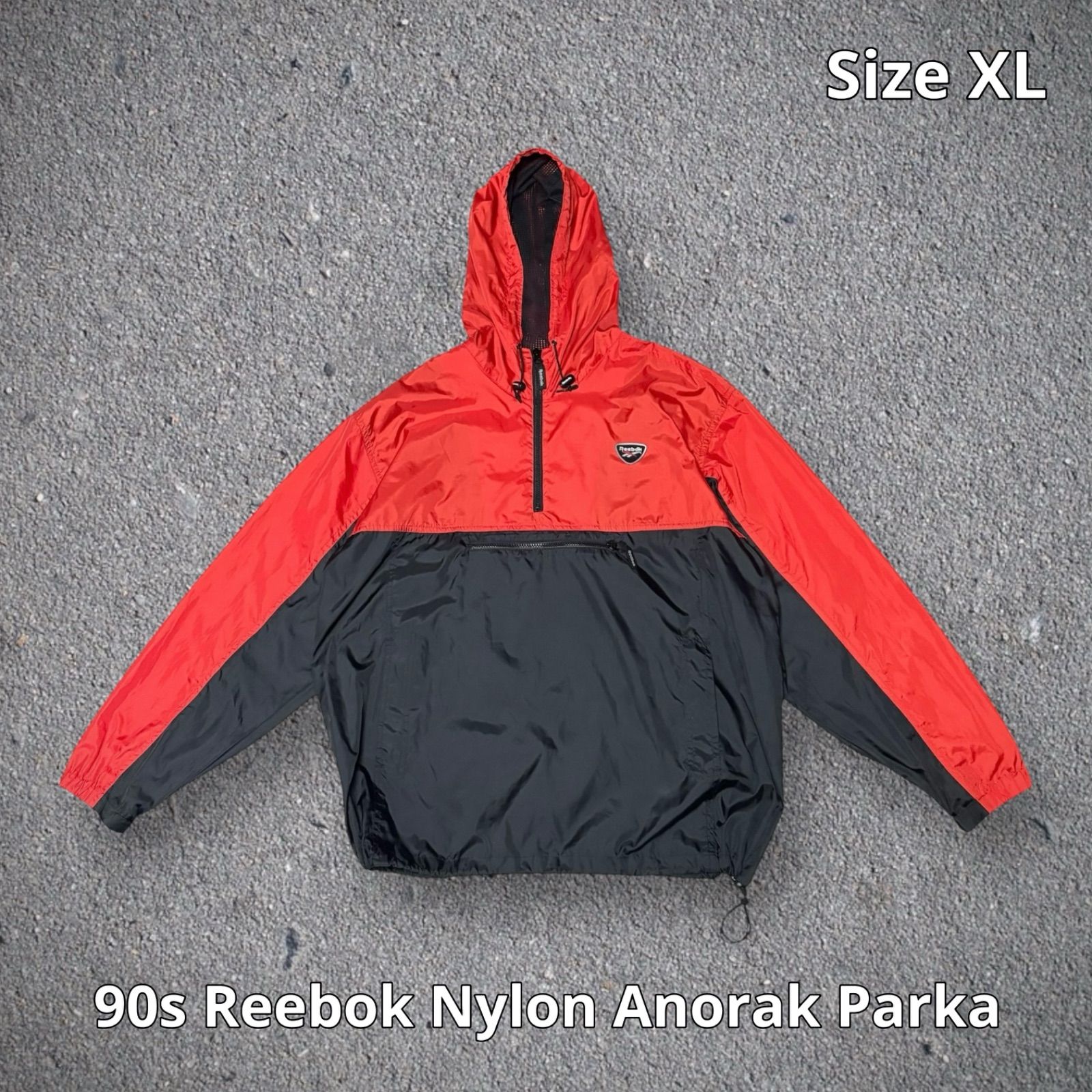 90s Reebok Nylon Anorak Parka リーボック ナイロンアノラック