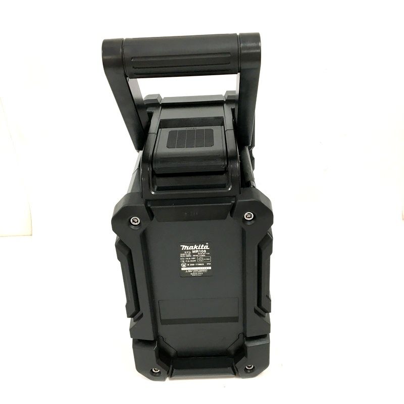 未使用 充電式ラジオ MR106 ACアダプター、乾電池付き 18V 黒