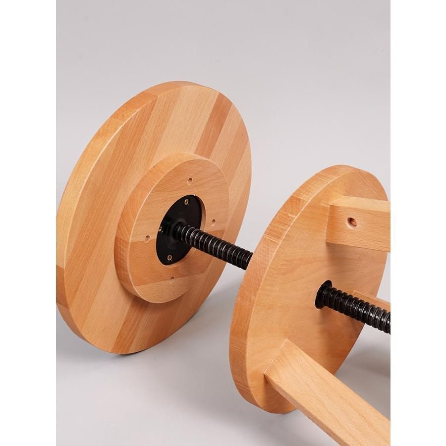 回転スツール イス いす スツール 高さ調節 天然木 椅子 チェア