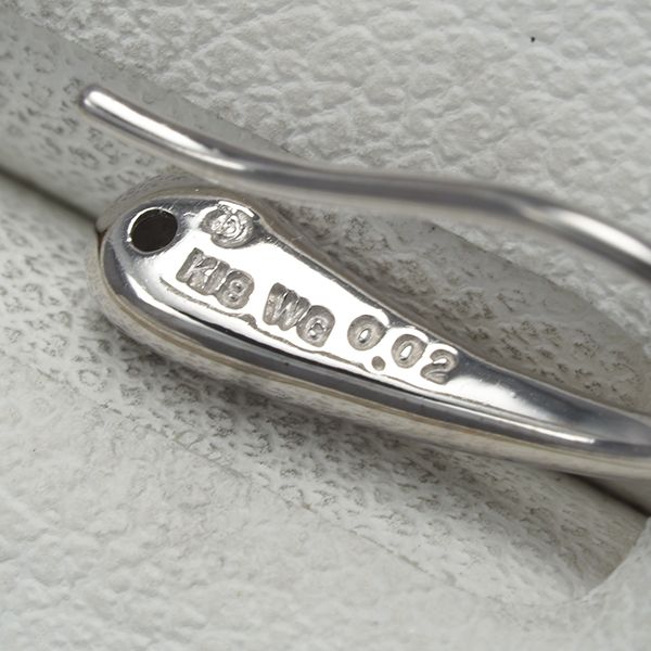 tasakiピアス TASAKI Danger Fang パール ピアス 18Kホワイトゴールド
