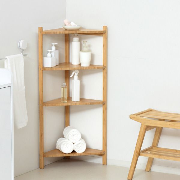 Bambooコーナーラック4段 組立式