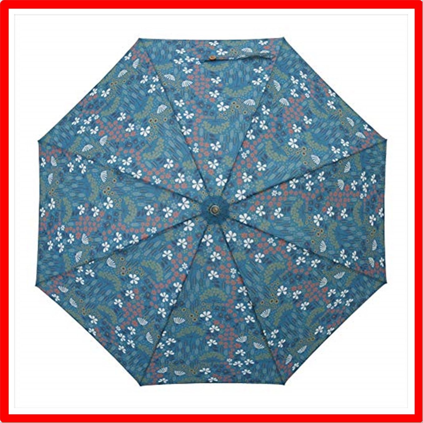 小川(Ogawa) korko おしゃれな柄の日傘 折りたたみ傘 パインツリー UV ...