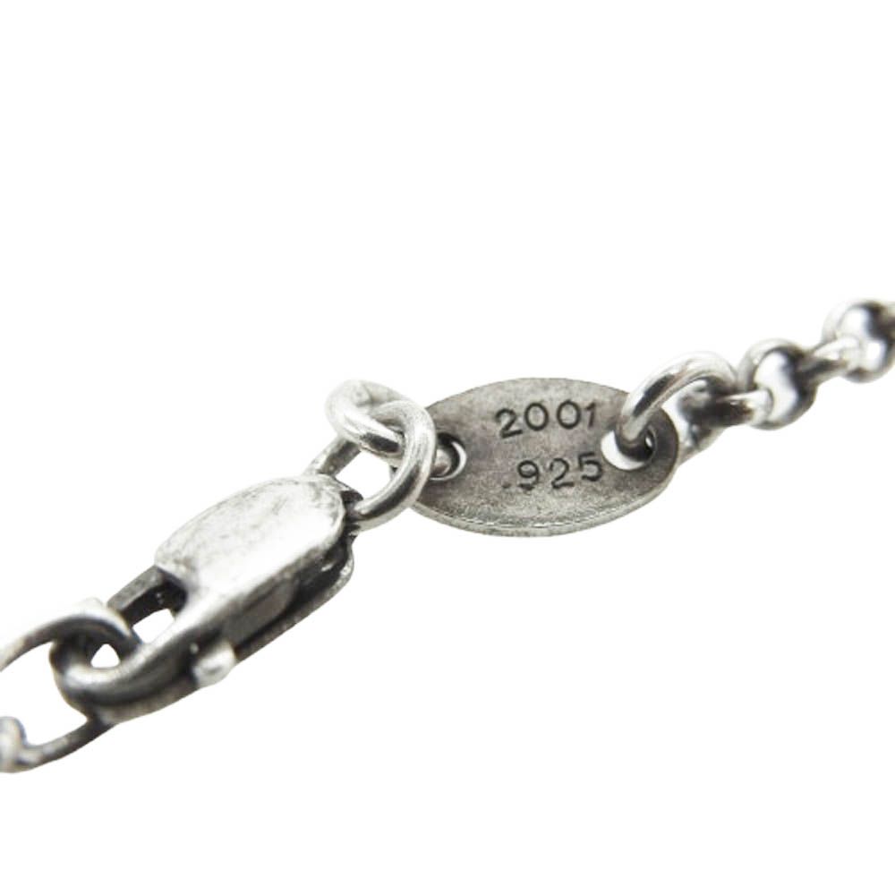新品正規店購入クロムハーツ シルバーロールチェーン 18インチ レシート原本あり CHROME HEARTS クロムハーツ（原本無） NECKCHAIN R18 18inch 18