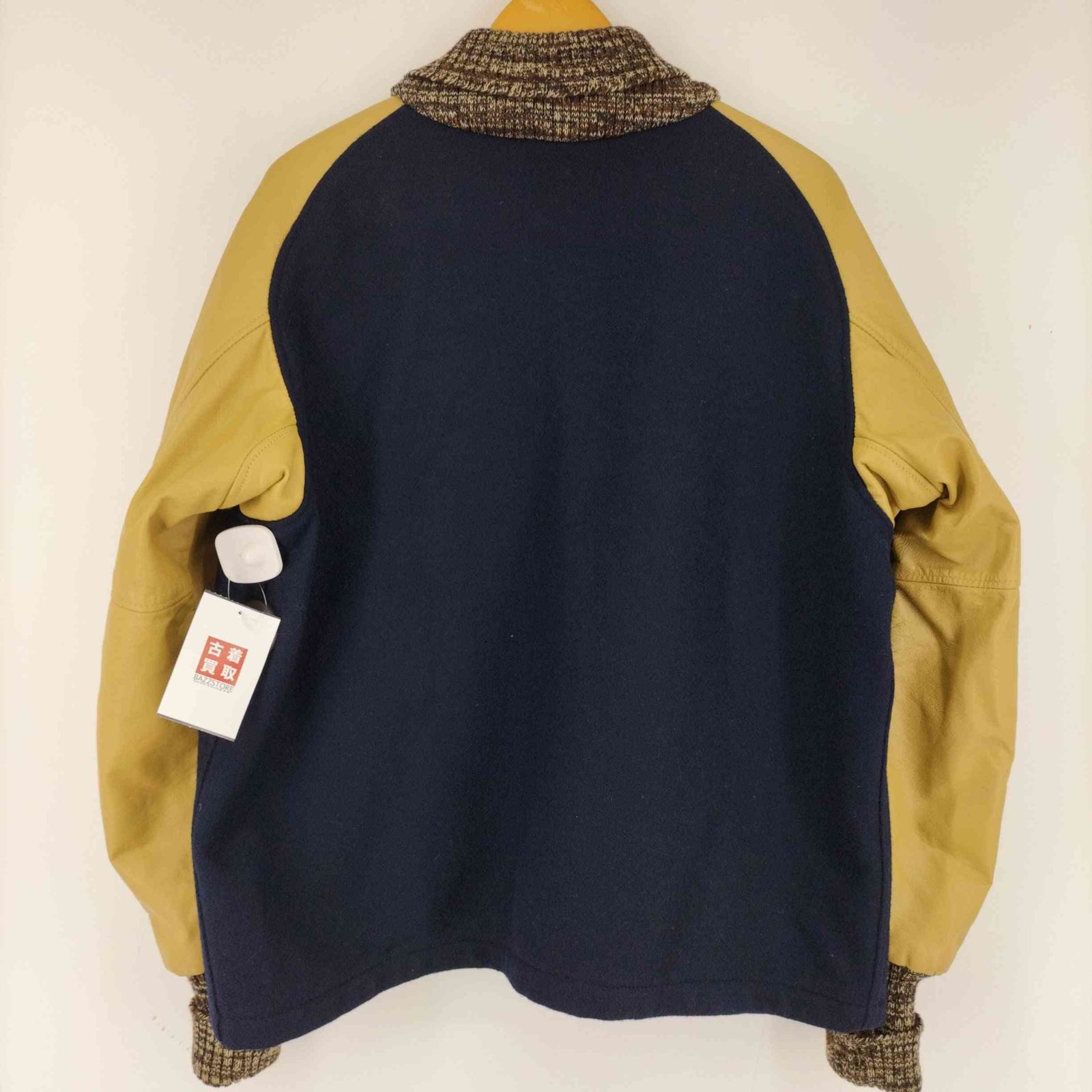 スクーカム SKOOKUM 90S USA製 袖レザー ウールスタジャン