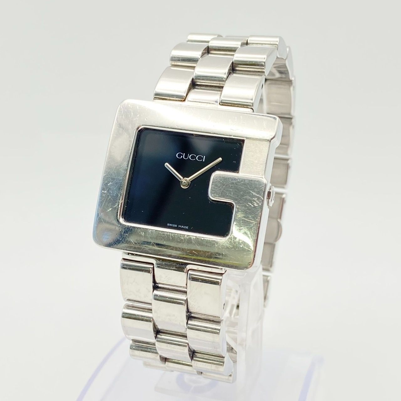 返品OK】GUCCI グッチ 腕時計 3600M Gフレーム Gスクエア クォーツ