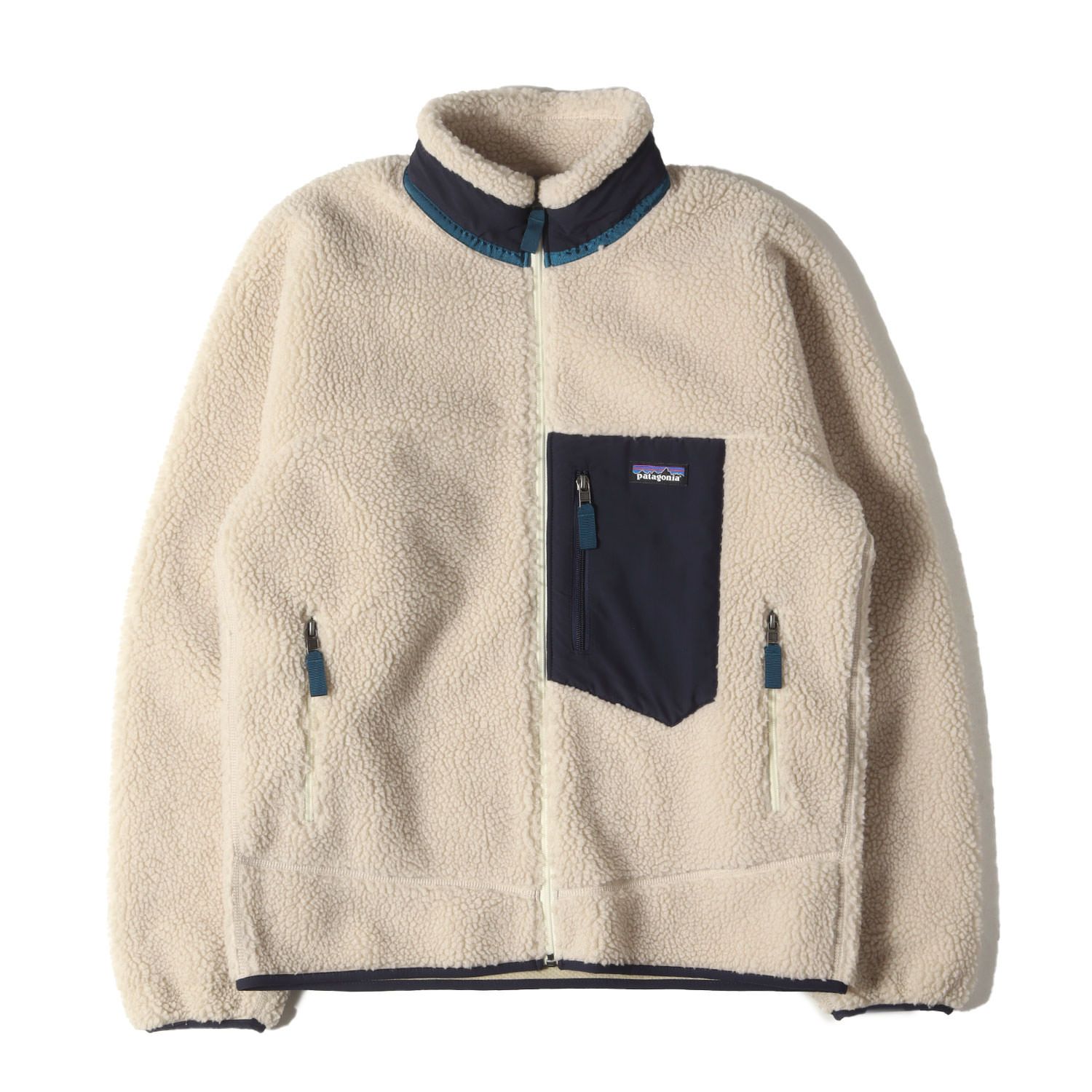 美品 Patagonia パタゴニア ジャケット サイズ:M クラシック レトロX フリース ジャケット (CLASSIC RETRO-X JACKET) ナチュラル(NAT) アウター ブルゾン 上着【メンズ】