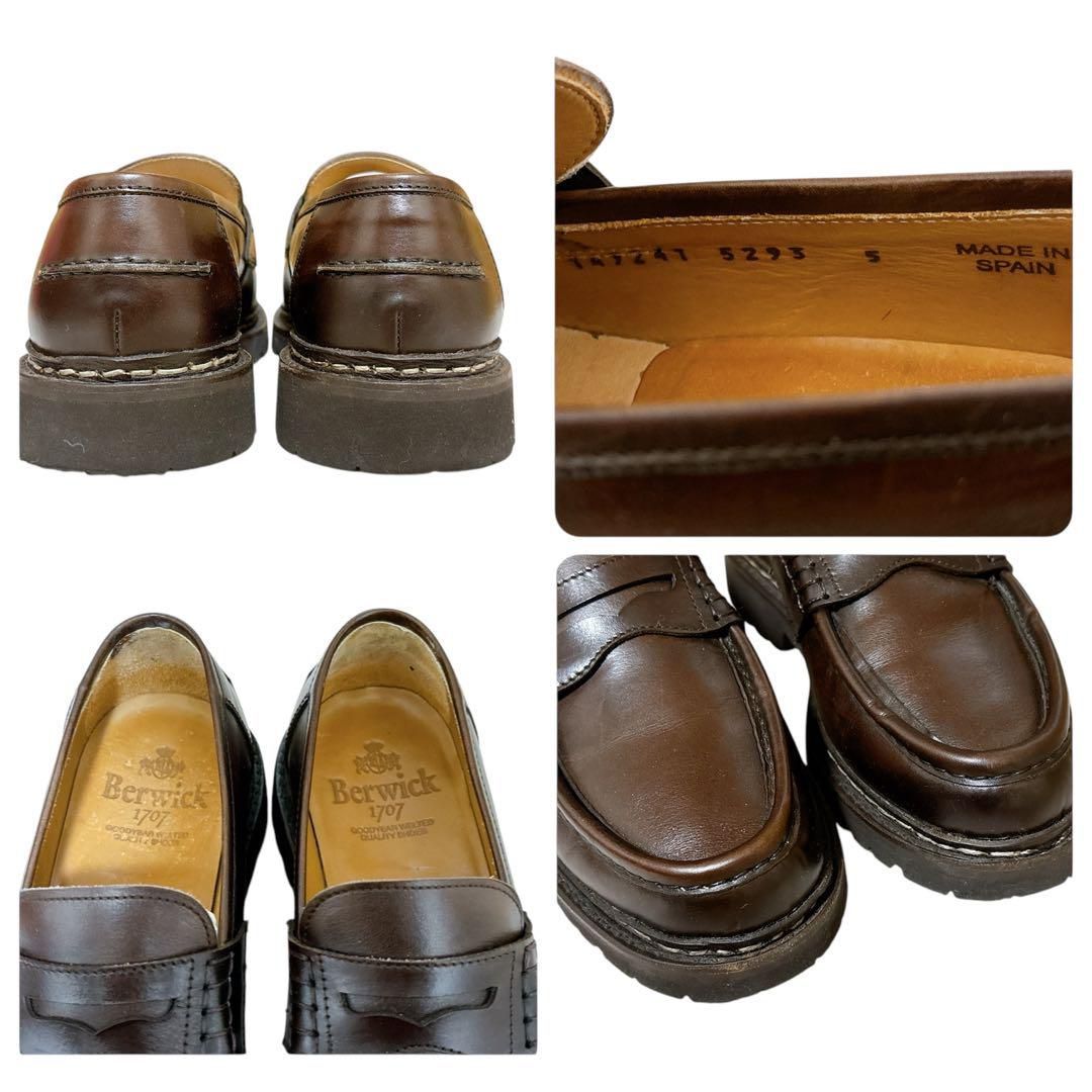 【美品】Berwick 5293 LAVL コインローファー vibram 美品】Berwick 5293 LAVL コインローファー vibram - メルカリ