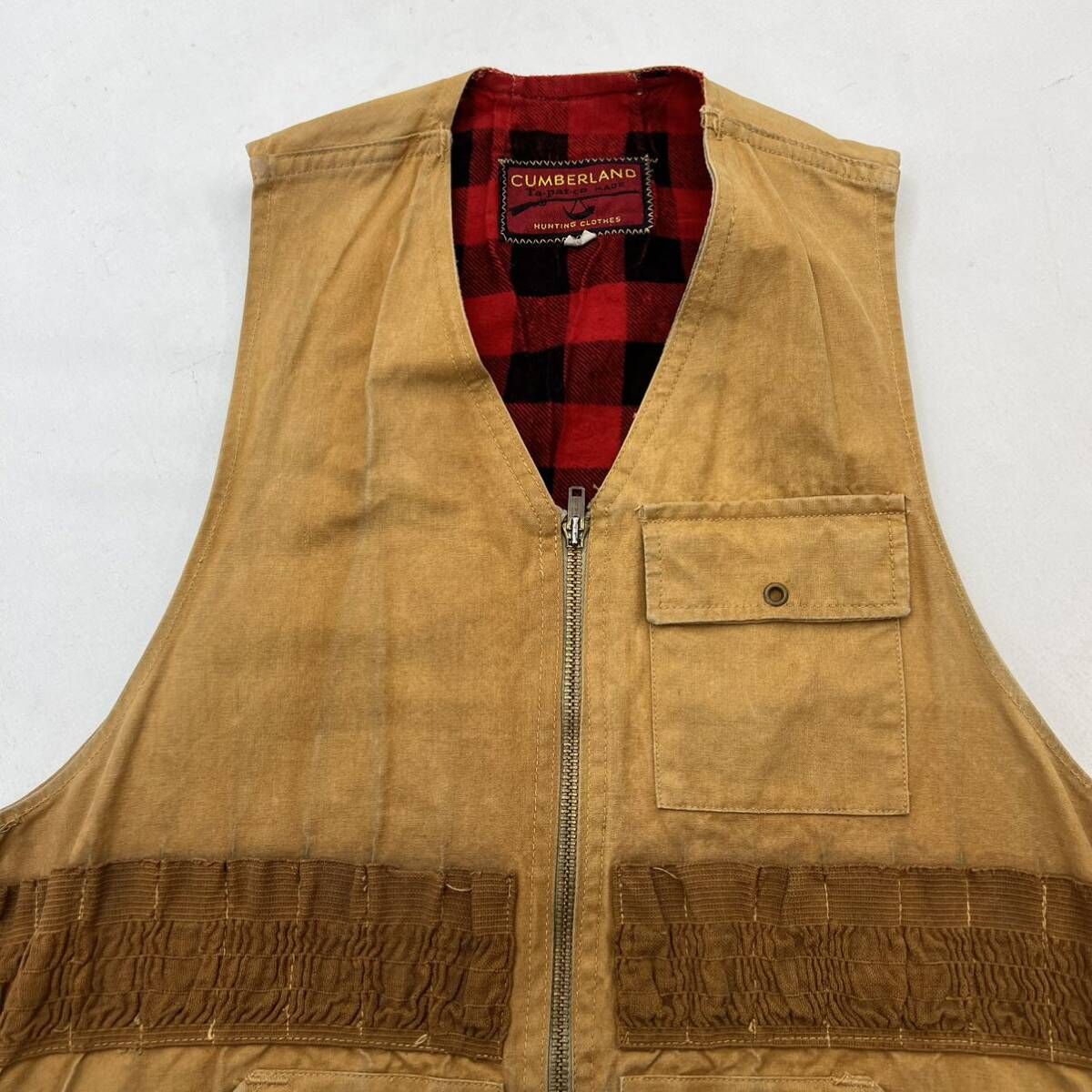 60s ハンティングベスト 60's ハンティングベスト ビンテージワッペン付き SIZE 38