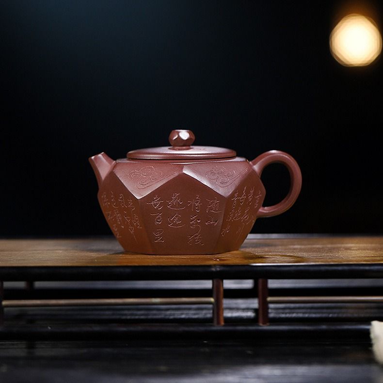 茶壷 ショップ 急須 紫砂壺 ティーポット 常滑焼 紫砂茶器 唐物紫泥