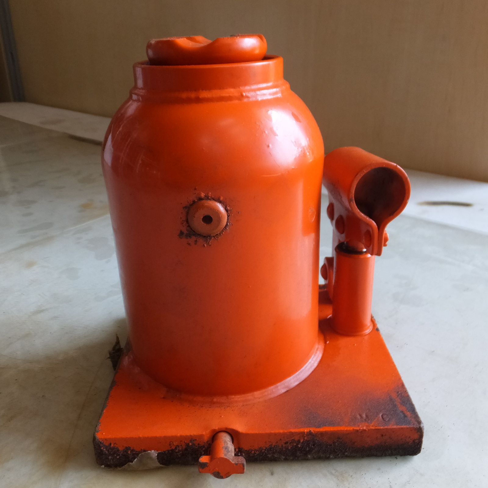 ◆マサダ 油圧ジャッキ HPB-15 工具 15ton 15トン 15TON 15000kg 油圧式 ダルマ だるま オイル 自動車 車載 点検 整備 5 ◆