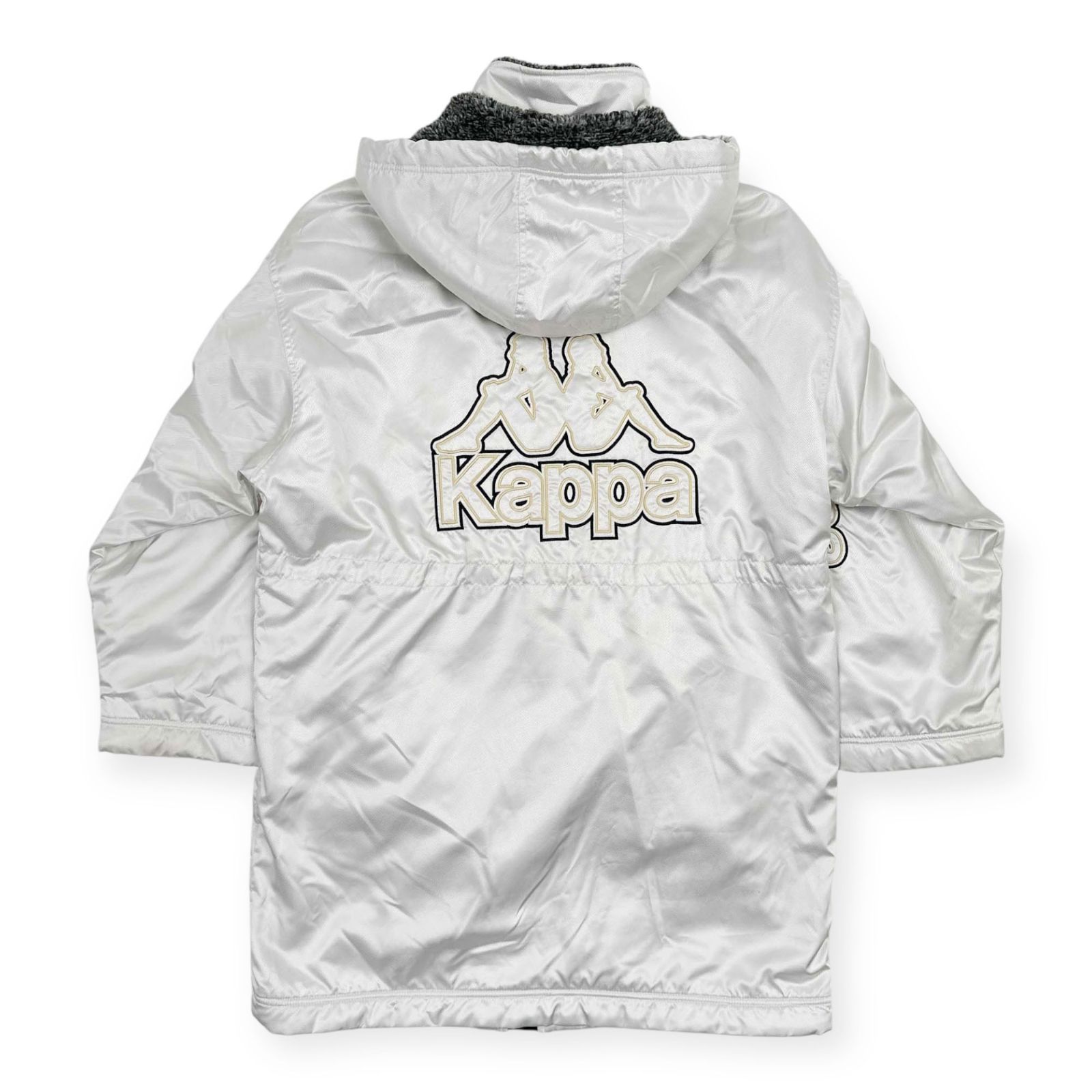 90s ヴィンテージ Kappa VR? 暴風 防寒 多機能 袖ロゴ 背面BIGロゴ 裏 