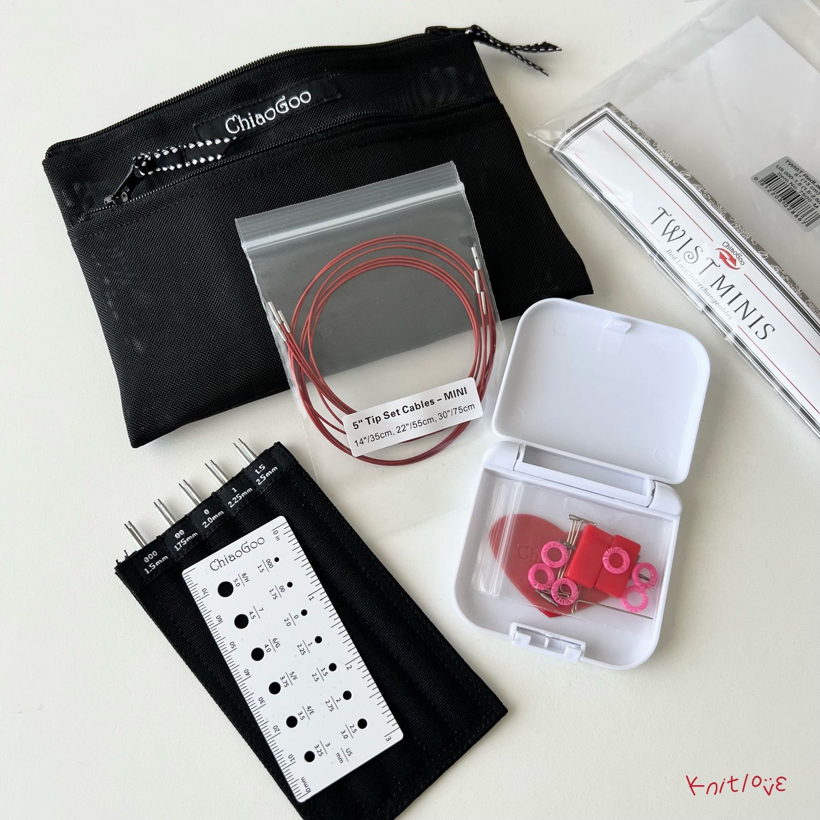 ChiaoGoo TWIST Mini チャオグー 切替式輪針 5