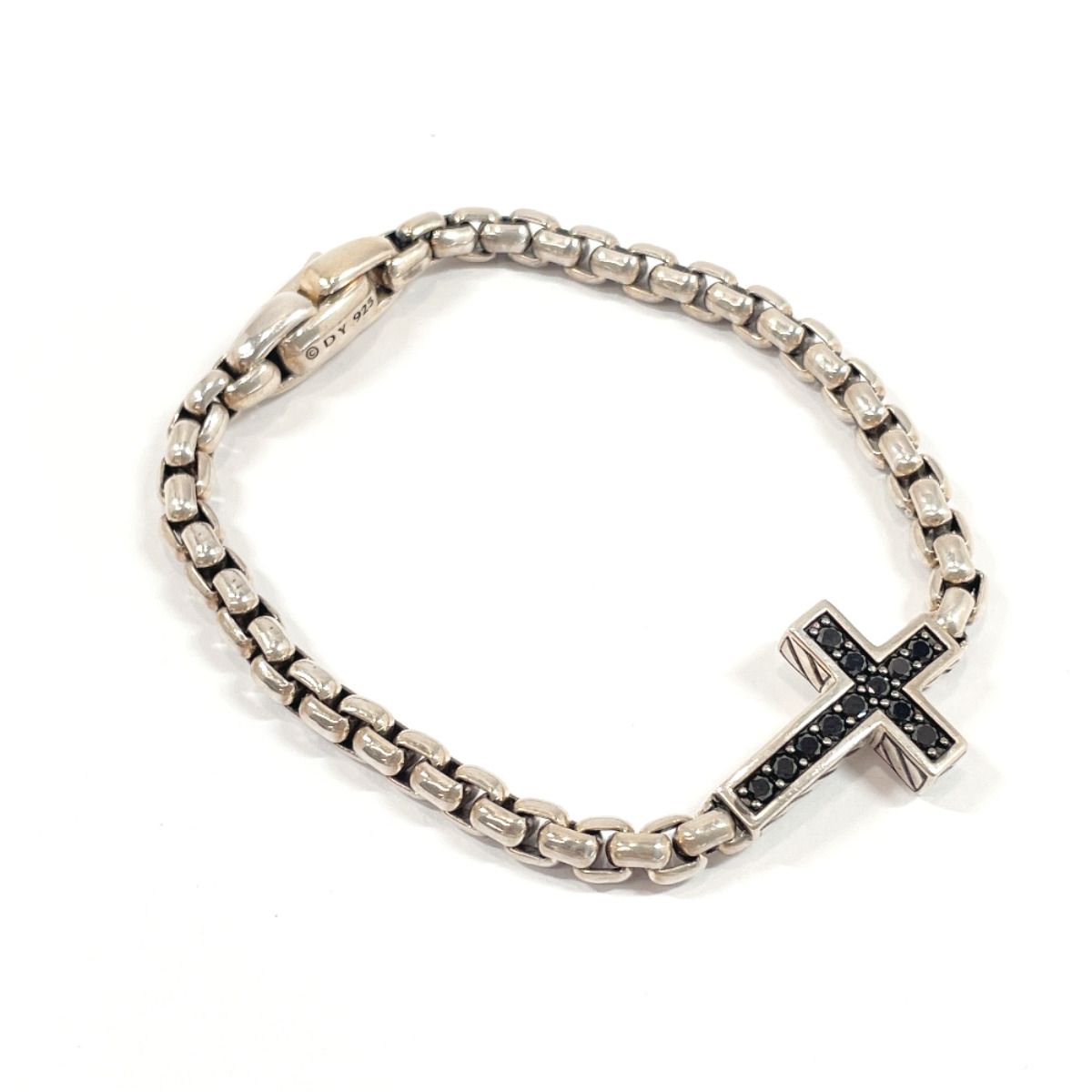 David Yurman（デヴィッド・ヤーマン）クロス シルバーブレスレット David Yurman （デヴィッドヤーマン）メンズ ファインブレスレット