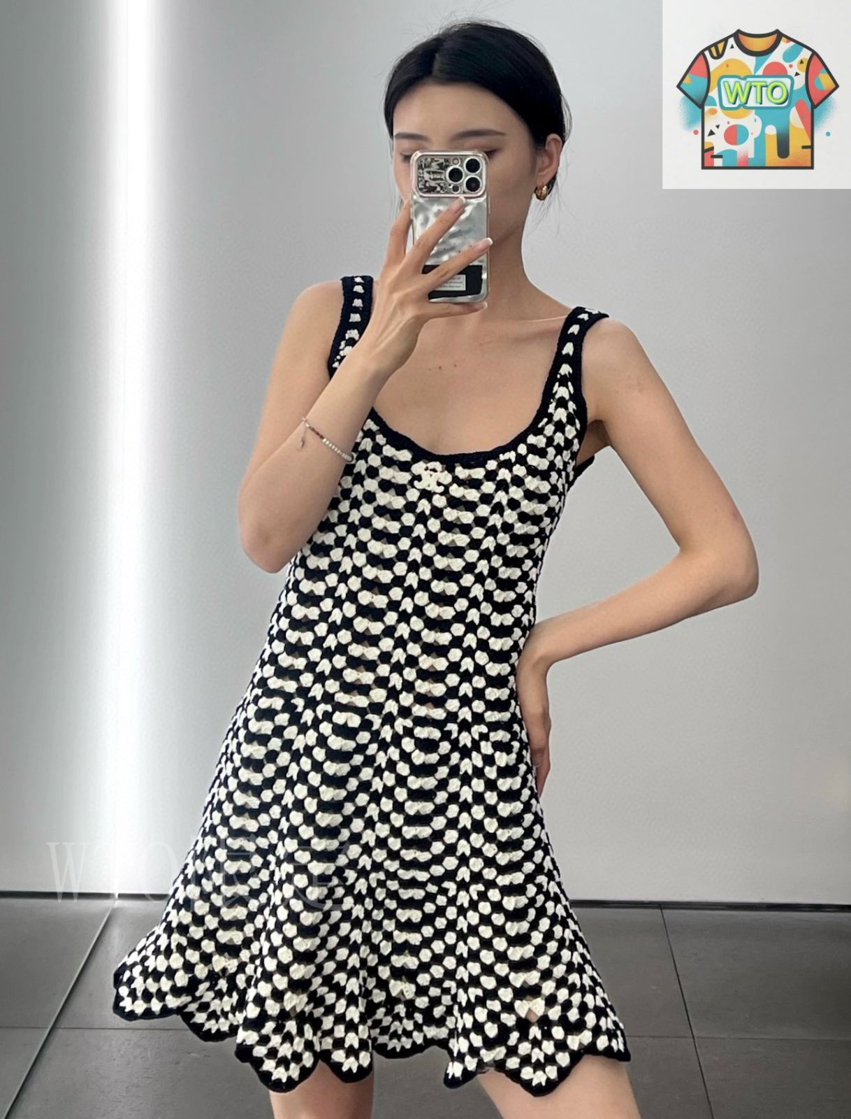 Checkerboard Openwork