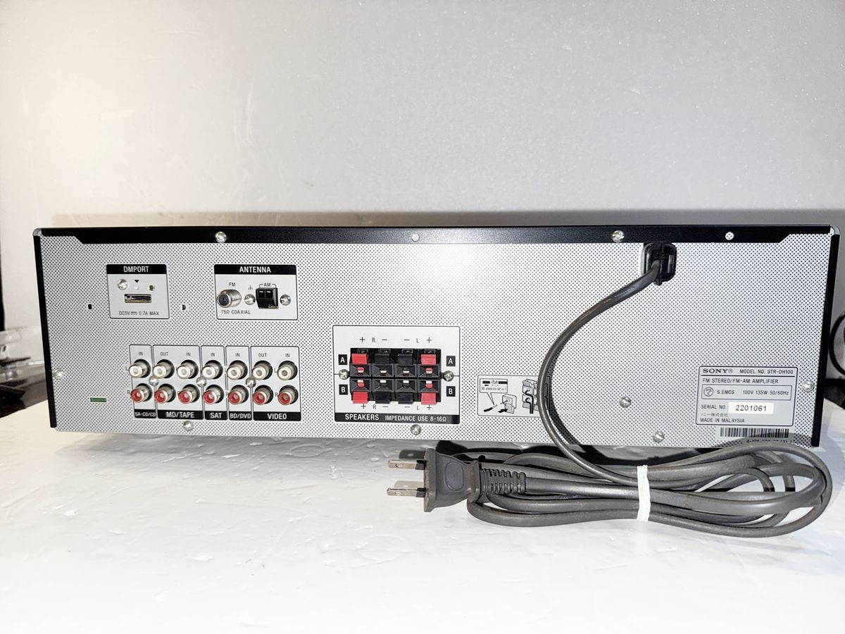 ソニー製プリメインアンプ+チューナー（レシーバー）STR-DH100　完動美品 コレクション ソニー製 プリメインアンプ+FM AM チューナー STR-DH100