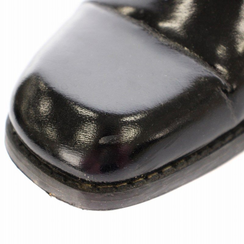 クラネ　CLANE ワイドゴアシューズ ブラック　38 クラネ CLANE WIDE GORE FLAT SHOES ワイドゴアフラットシューズ