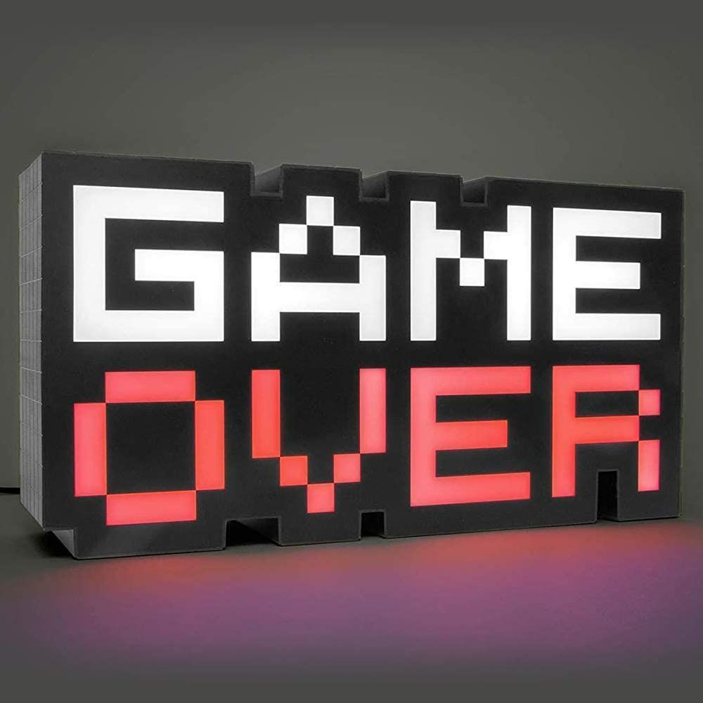 新品 GAME OVER 7色ライト ゲーム部屋装飾ランプ ブ KTV装飾 ルームアクセサリー ルームデコレーション 