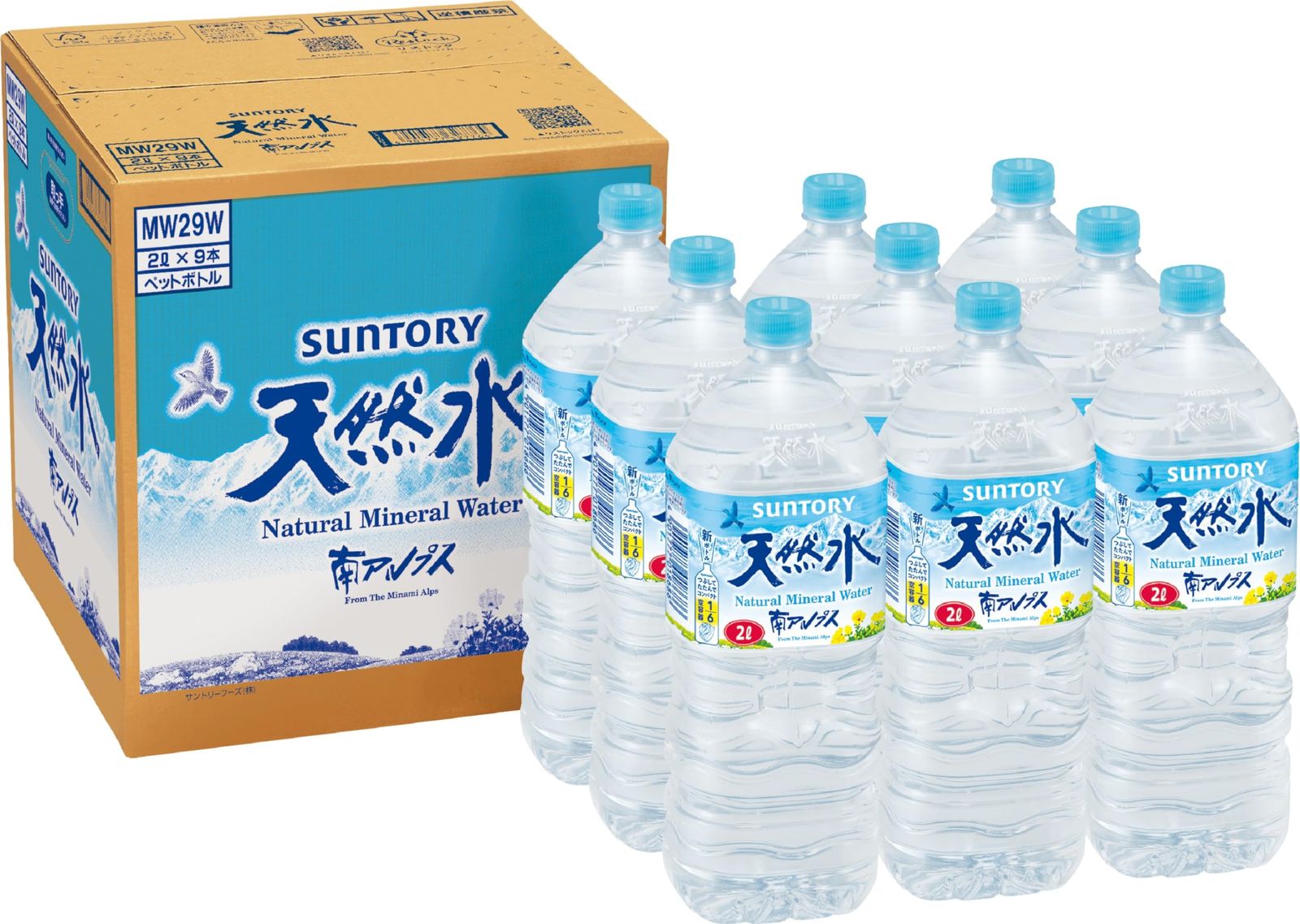 サントリー 天然水 2L×9本 Restock