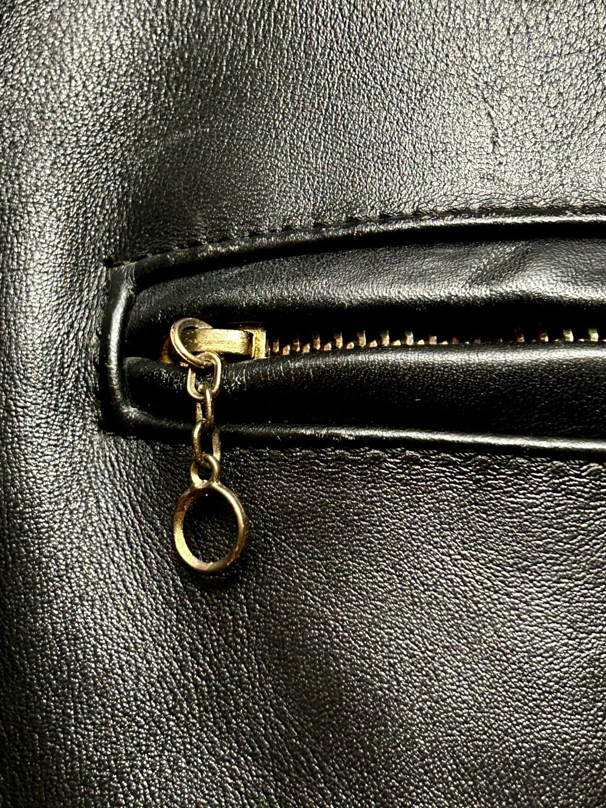 ペ*ニ様 VANSONシングルライダース TYPEーB タロンジッパー ヴィンテ VANSON（バンソン） VANSON MODEL B シングル ライダース ブラック